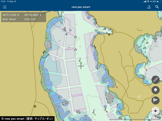 A new pec smart map showing the location of fishing nets.
