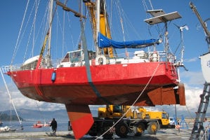 Photo of Custom Steel Sailboat