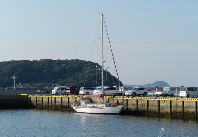 Moored in fishing port